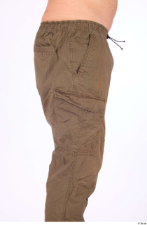 Dash brown cargo pants casual dressed thigh 0007.jpg